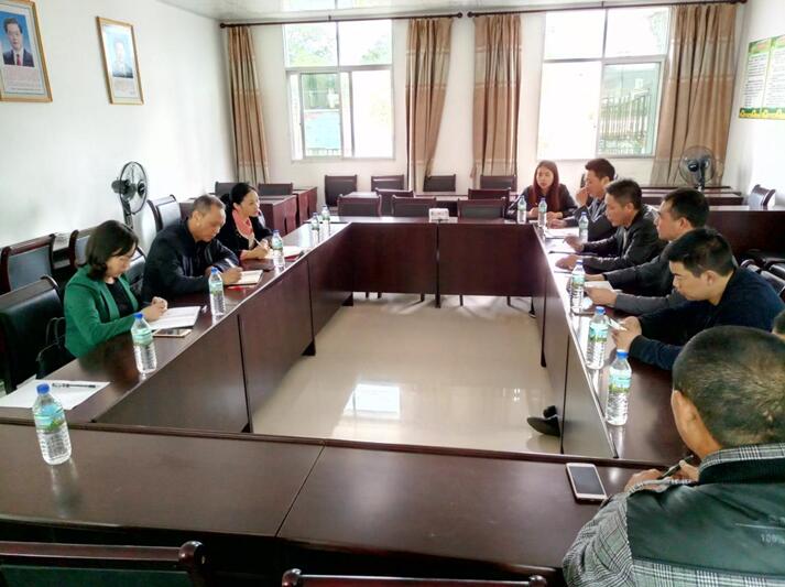 市工商联党员与互动联动村两委一同学习十九大精神